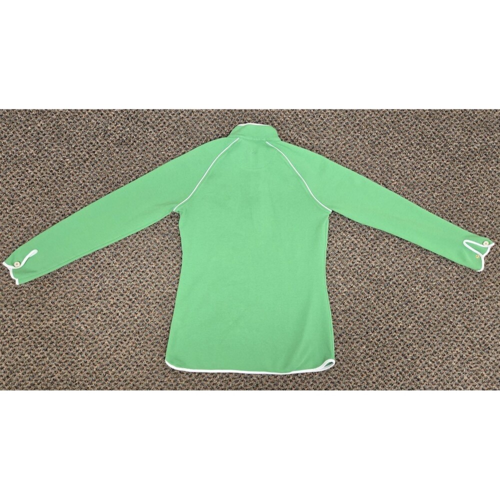 Clover Golf 1/4 Zip Long Sleeve Golf Polo – Green – Women’s Medium - Picture 12 of 14